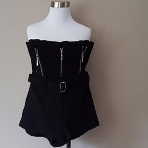 S / Alice Wang / Jumpsuit / Shorts / Black